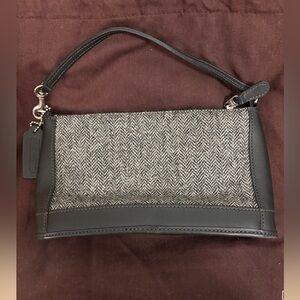 Coach Vintage Bleecker Herringbone Tweed Demi Bag/Pouch